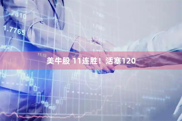 美牛股 11连胜！活塞120