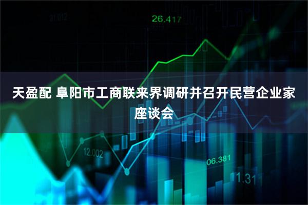 天盈配 阜阳市工商联来界调研并召开民营企业家座谈会